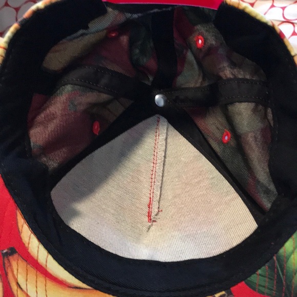 SUPREME RED YELLOW BANANA HAT CAP MENS 6 PANEL SNAPBACK AUTHENTIC GUARANTEED! - Picture 5 of 5